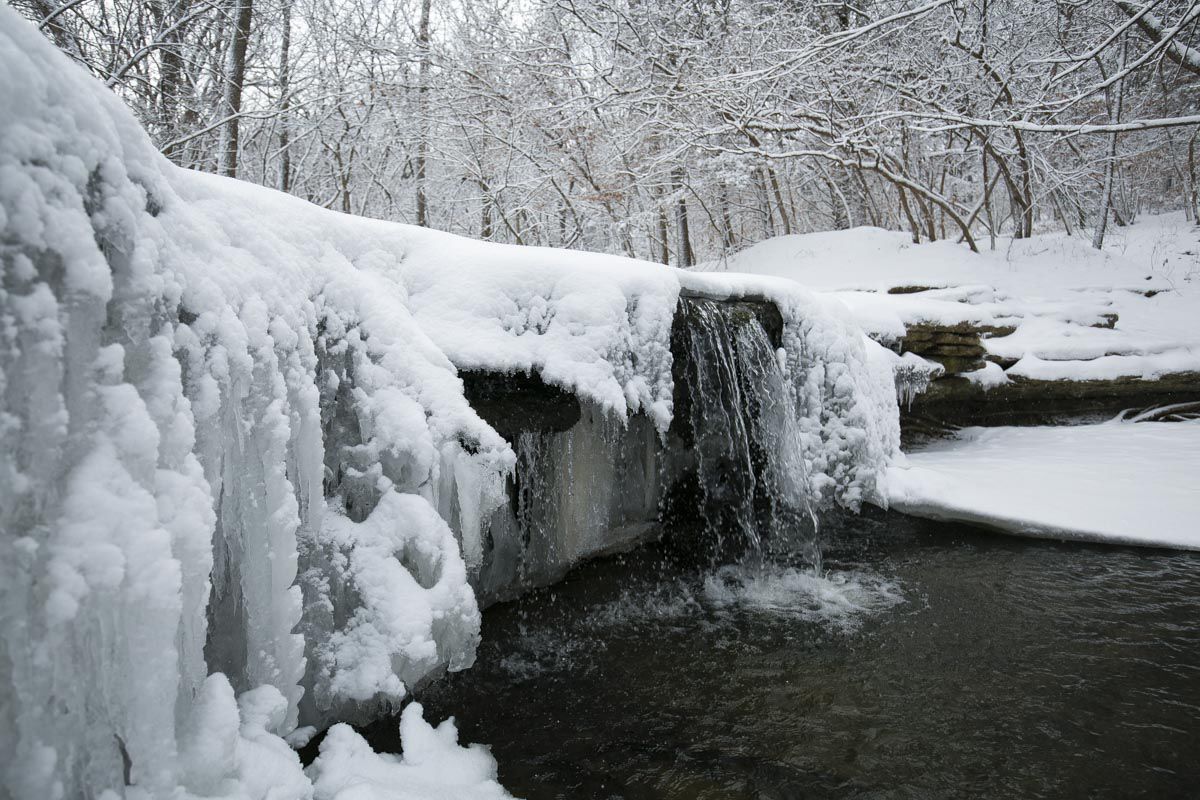 Platte River State Park snowstorm